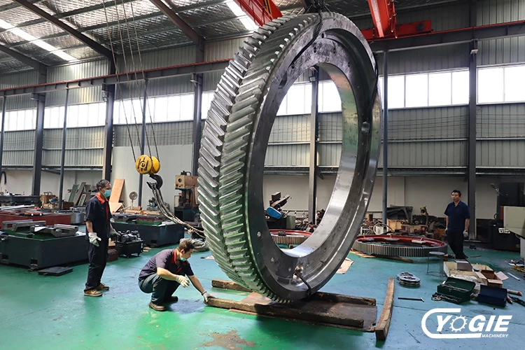 Large Double Helical Bull Gear