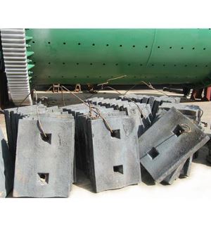 Pelat Liner Ball Mill Baja Pengecoran